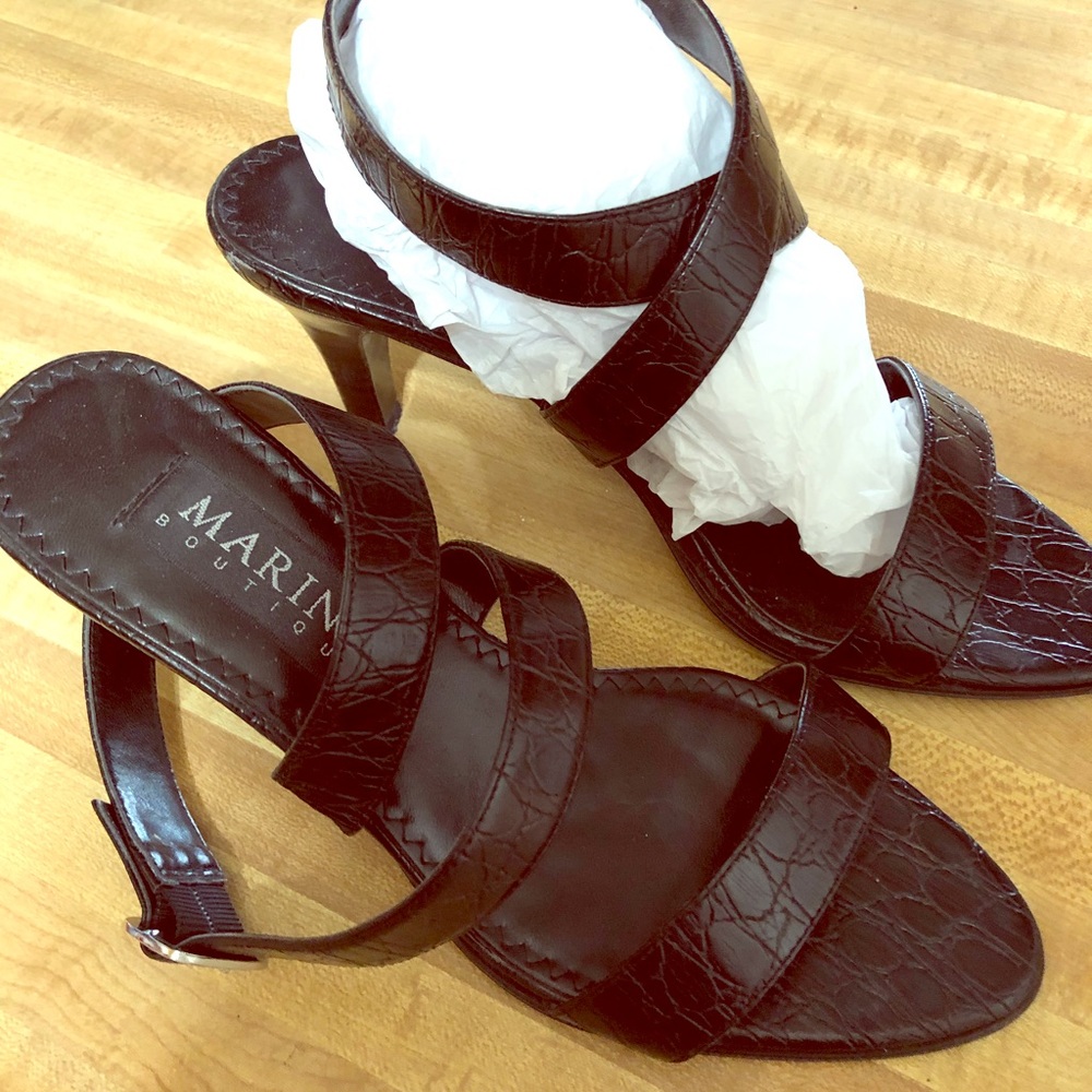 Strappy heels